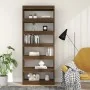 Estantería/divisor madera ingeniería marrón roble 80x30x198 cm by , Bookcases and shelves - Ref: Foro24-813628, Price: 98,39 ...
