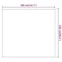 Toldo vertical beige 250x360 cm tela oxford von , Sonnenschirme - Ref: Foro24-148284, Preis: 41,02 €, Rabatt: %