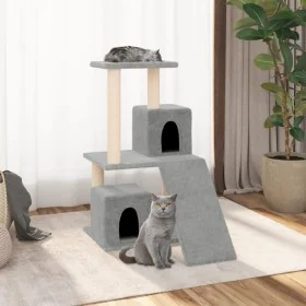 Rascador para gatos con postes de sisal gris claro 82 cm von , Katzenmöbel - Ref: Foro24-171664, Preis: 50,41 €, Rabatt: %