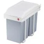Hailo Papelera de armario Multi-Box Duo tamaño L 2x14 L crema 3659-001 by , Garbage cans and trash cans - Ref: Foro24-415438,...