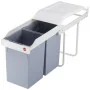 Hailo Papelera de armario Multi-Box Duo tamaño L 2x14 L crema 3659-001 by , Garbage cans and trash cans - Ref: Foro24-415438,...