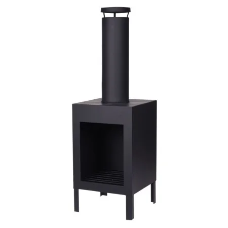 ProGarden Chimenea con tubo negro 100 cm by , Chimneys - Ref: Foro24-442164, Price: 84,86 €, Discount: %
