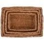 Juego de cestas apilables 4 piezas sauce marrón by , Storage baskets - Ref: Foro24-286980, Price: 65,49 €, Discount: %