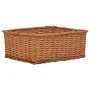 Juego de cestas apilables 4 piezas sauce marrón by , Storage baskets - Ref: Foro24-286980, Price: 65,49 €, Discount: %