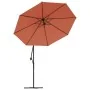 Tela de repuesto para sombrilla voladiza terracota 300 cm by , Fabrics for umbrellas and awnings - Ref: Foro24-313810, Price:...