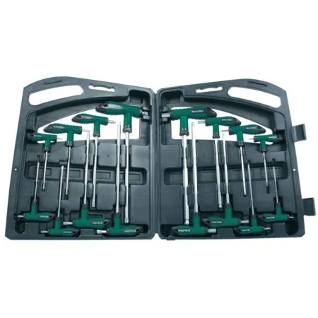 Brüder Mannesmann Juego de llaves con mango en T de 16 piezas 18190 by , wrenches - Ref: Foro24-408570, Price: 39,25 €, Disco...