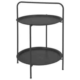 ProGarden Mesa redonda gris oscuro mate 50x66 cm by , Side tables - Ref: Foro24-436231, Price: 45,86 €, Discount: %