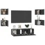 Set de muebles de salón TV 6 pzas madera de ingeniería negro von , TV-Möbel - Ref: Foro24-3078765, Preis: 160,72 €, Rabatt: %