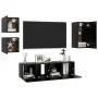 Set de muebles de TV 5 piezas madera contrachapada negro von , TV-Möbel - Ref: Foro24-3078800, Preis: 138,59 €, Rabatt: %