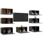 Muebles de salón 7 pzas madera ingeniería gris 30,5x30x60 cm von , TV-Möbel - Ref: Foro24-3078953, Preis: 228,98 €, Rabatt: %
