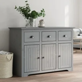 Aparador BODO madera maciza de pino gris 115,5x44x80 cm by , Sideboards - Ref: Foro24-355067, Price: 226,42 €, Discount: %