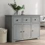 Aparador BODO madera maciza de pino gris 115,5x44x80 cm von , Sideboards - Ref: Foro24-355067, Preis: 226,79 €, Rabatt: %