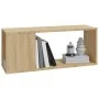 Mueble para TV madera contrachapada roble Sonoma 80x24x32 cm by , TV Furniture - Ref: Foro24-809110, Price: 29,67 €, Discount: %