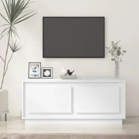 Mesa de centro madera contrachapada blanco 102x50x44 cm by , Coffee table - Ref: Foro24-819876, Price: 49,22 €, Discount: %