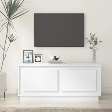 Mesa de centro madera contrachapada blanco 102x50x44 cm by , Coffee table - Ref: Foro24-819876, Price: 49,22 €, Discount: %