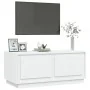 Mesa de centro madera contrachapada blanco 102x50x44 cm by , Coffee table - Ref: Foro24-819876, Price: 49,22 €, Discount: %