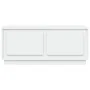 Mesa de centro madera contrachapada blanco 102x50x44 cm by , Coffee table - Ref: Foro24-819876, Price: 49,22 €, Discount: %