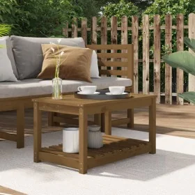 Mesa de jardín madera maciza pino marrón miel 82,5x50,5x45 cm by , Garden tables - Ref: Foro24-824137, Price: 89,23 €, Discou...