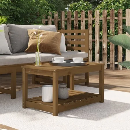 Mesa de jardín madera maciza pino marrón miel 82,5x50,5x45 cm de , Mesas de jardín - Ref: Foro24-824137, Precio: 89,38 €, Des...