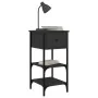 Mesita de noche madera de ingeniería negro 34x36x70 cm von , Nachttische - Ref: Foro24-825973, Preis: 54,99 €, Rabatt: %