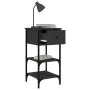 Mesita de noche madera de ingeniería negro 34x36x70 cm von , Nachttische - Ref: Foro24-825973, Preis: 54,99 €, Rabatt: %