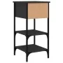 Mesita de noche madera de ingeniería negro 34x36x70 cm von , Nachttische - Ref: Foro24-825973, Preis: 54,99 €, Rabatt: %