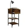 Mesitas noche 2 uds madera ingeniería roble ahumado 34x36x70 cm de , Mesitas de noche - Ref: Foro24-825978, Precio: 78,77 €, ...