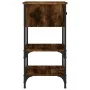 Mesitas noche 2 uds madera ingeniería roble ahumado 34x36x70 cm de , Mesitas de noche - Ref: Foro24-825978, Precio: 78,77 €, ...