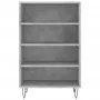 Aparador alto madera de ingeniería gris hormigón 57x35x90 cm by , Sideboards - Ref: Foro24-827232, Price: 39,74 €, Discount: %