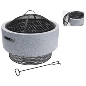 ProGarden Brasero con parrilla redondo gris claro 52x18,5 cm by , Chimneys - Ref: Foro24-436227, Price: 132,23 €, Discount: %
