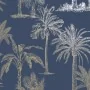 DUTCH WALLCOVERINGS Papel pintado árbol tropical azul marino y plata de , Papel pintado - Ref: Foro24-437420, Precio: 24,02 €...
