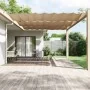 Toldo vertical tela oxford gris taupé 200x360 cm de , Sombrillas - Ref: Foro24-148424, Precio: 33,64 €, Descuento: %