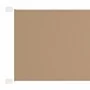 Toldo vertical tela oxford gris taupé 200x360 cm de , Sombrillas - Ref: Foro24-148424, Precio: 33,64 €, Descuento: %