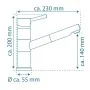 SCHÜTTE Grifo mezclador de lavabo UNICORN cromado by , Faucets - Ref: Foro24-429406, Price: 81,51 €, Discount: %