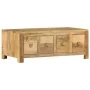Mesa de centro con 4 cajones madera maciza de mango 90x50x35 cm de , Mesas de centro - Ref: Foro24-285827, Precio: 219,82 €, ...