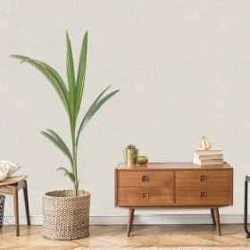 DUTCH WALLCOVERINGS Papel pintado hilo crema by , Painted paper - Ref: Foro24-437403, Price: 33,21 €, Discount: %