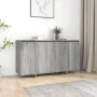 Aparador de madera de ingeniería gris Sonoma 135x41x75 cm by , Sideboards - Ref: Foro24-813057, Price: 161,45 €, Discount: %