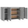 Aparador de madera de ingeniería gris Sonoma 135x41x75 cm by , Sideboards - Ref: Foro24-813057, Price: 161,45 €, Discount: %