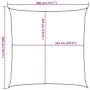 Toldo de vela HDPE amarillo 160 g/m² 3,6x3,6 m de , Sombrillas - Ref: Foro24-311550, Precio: 33,72 €, Descuento: %