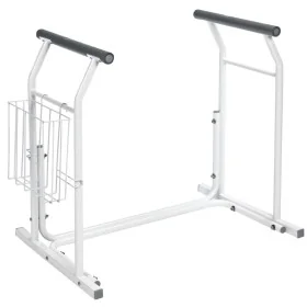 RIDDER Barra de apoyo para inodoro móvil blanco 150 kg A0110101 de , Asideros de seguridad - Ref: Foro24-421614, Precio: 97,4...