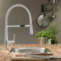 SCHÜTTE Grifo mezclador de fregadero muelle en espiral NEW YORK cromo de , Grifos - Ref: Foro24-435065, Precio: 137,07 €, Des...