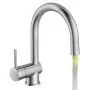 SCHÜTTE Grifo mezclador de lavabo con LED STELLA cromado de , Grifos - Ref: Foro24-435067, Precio: 86,65 €, Descuento: %