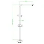 SCHÜTTE Barra de ducha fija METZ cromado by , Shower arms and adapters - Ref: Foro24-438695, Price: 100,67 €, Discount: %