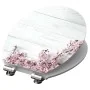 SCHÜTTE Asiento de inodoro con cierre suave FLOWERS & WOOD MDF brillo by , Toilet and bidet seats - Ref: Foro24-438759, Price...