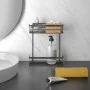 Metaltex Estante para ducha de 2 niveles negro by , Bathtub trays - Ref: Foro24-443446, Price: 30,26 €, Discount: %