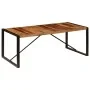 Mesa de comedor de madera maciza de sheesham 200x100x75 cm de , Mesas de cocina y de comedor - Ref: Foro24-247413, Precio: 41...