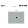 Madison Sombrilla de jardín rectangular Patmos Luxe gris 210x140 cm de , Sombrillas - Ref: Foro24-423698, Precio: 77,69 €, De...