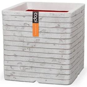 Capi Macetero Nature Row cuadrado marfil 30x30 cm KRWI902 by , Pots and planters - Ref: Foro24-424257, Price: 57,23 €, Discou...