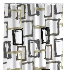 RIDDER Cortina de ducha Pattern Brown 180x200 cm by , shower curtains - Ref: Foro24-425892, Price: 21,90 €, Discount: %