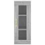 Aparador alto madera contrachapada gris Sonoma 34,5x34x180 cm de , Aparadores - Ref: Foro24-3199287, Precio: 108,52 €, Descue...